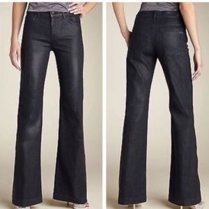 7 for all Mankind coated denim flairs